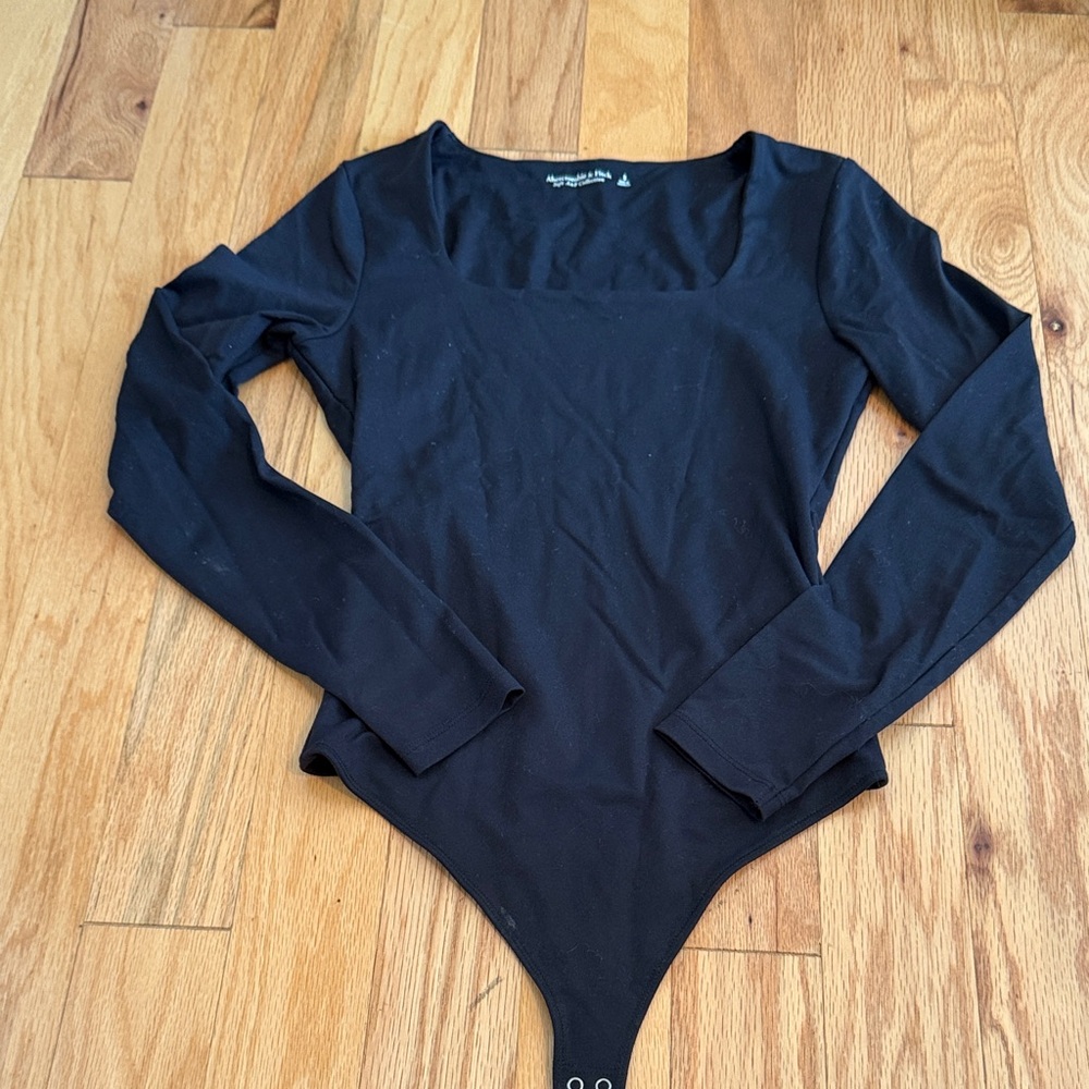 Abercrombie & Fitch Women's Seamless Long Sleeved Bodysuit Small